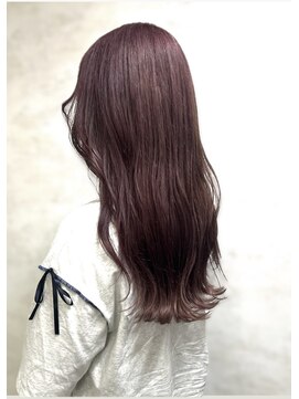 ミーノ(miino) ツヤ感ラベンダーピンクカール