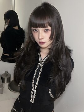 キオク(KIOX) ハイトーン/デザインカラー/レイヤーカット/ハッシュカット