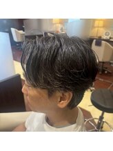 【あゆみ】ビジネス×センターパート堀江/四ツ橋/四ツ橋駅【メンズ/メンズパーマ/眉カット/ヘッドスパ】