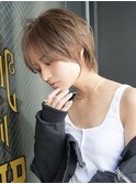 【GEEKS渋谷】ナチュラルショートウルフ/20代30代/冬カラー/小顔