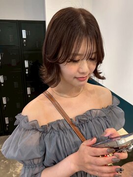 ヘアーブレイス(hair brace) 千葉駅/着物ヘア/大人ガーリー/ダークアッシュ/似合わせカット