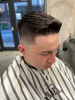 エフエム 明大前(FM) バーバー 刈り上げショート/アップバング/フェードカット