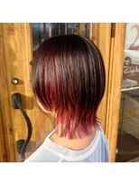 シェロヘア(cielo HAIR)&nbsp;ウルフボブ×インナーカラー