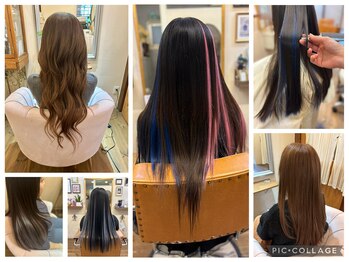 ハニーズ(Hanies)の写真/枚方で羽エクステとシールエクステをつけるなら【Hanies】Mixでつけることもできます。