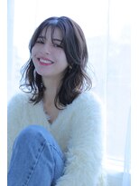 クラヴィア エクラート 梅田店(CLAVIA.ECLART) ふんわり揺れる大人韓国ミディ×くびれレイヤー