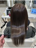 艶髪ストレート　髪質改善カラー　髪質改善トリートメント