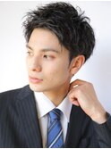 爽やかアップバングショート