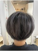 白髪ぼかしハイライト