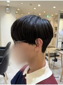 メガネでも浮かないナチュラルマッシュ
