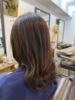 ヘアーサロン ラフリジー(Loufreasy)&nbsp;大人のくびれミディアム×やわらかレイヤー