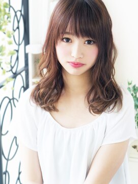 ヘア ジュレ ドゥ(hair jurer deux) 【ヘアジュレドゥ 花井】 Natural カワイイ大人女子セミディ☆