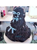 ☆リボンいっぱいハーフアップ☆