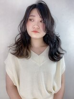 セシルへアー 福岡天神店(Cecil hair)&nbsp;インナーカラー×イエロー