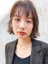 エース (ACE) ACE シースルーバング×透明感ベージュ