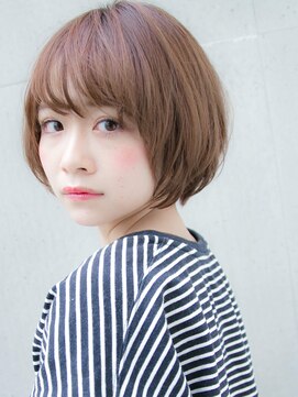 ルティア 池袋(Lutia) シースルーバング　ベージュカラー