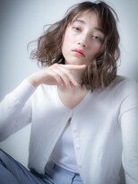 カバーヘア ブリス 北浦和(COVER HAIR bliss)&nbsp;ヘムライト大人ガーリーアンニュイ小顔ボブw北浦和20代30代40代