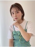 コンパクトショートボブ シースルーバング