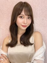 ルームバイシー 新宿(Loom. by Sea)&nbsp;大人かわいい愛されヘア/ショコラベージュ/ベビーバング