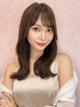 ルームバイシー 新宿(Loom. by Sea) 大人かわいい愛されヘア/ショコラベージュ/ベビーバング