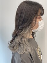 アライブ キチジョウジ(ALIVE Kichijoji)&nbsp;韓国風インナーカラー/イヤリングカラー×シルバー