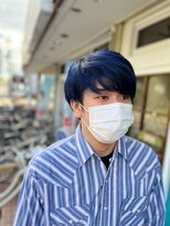 マーブルヘアー(Marble hair)&nbsp;マッシュボブブルーブラック