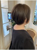 大人女子◎丸みショート絶壁解消大人ショートボブ梅ヶ丘美容室
