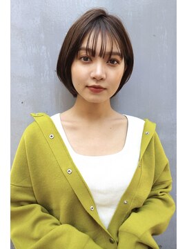 アリゲート ダイカンヤマ(Ari gate daikanyama) 【Arigate 高丸】骨格補正ひし形薄め前髪ショートボブ