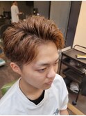 アップバングかき上げヘア マッシュ2wayスタイル
