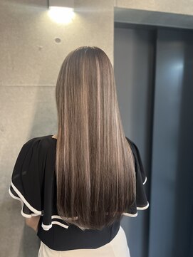 デスト 大宮(DEST) 濃いめグレージュ☆エクステハイライト