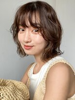 エヌ 烏丸(enu) レイヤーボブ×パーマ