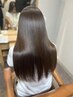 [絹髪][髪質改善]超高濃度水素ケアカラー+シルクTr¥15840