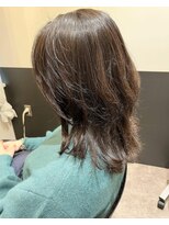 ラトリエコンタン(L´atelier Content)&nbsp;縮毛矯正デジタルパーマでウルフレイヤー