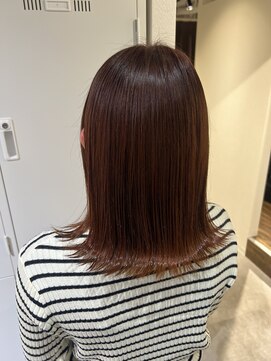 ベルバイリトル(belle by little) オレンジブラウンカラー