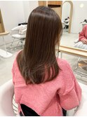 セミロング×髪質改善カラーE-4