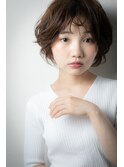 似合わせカットひし形ショートマッシュパーマw川口20代30代40代