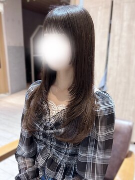 プラグ バイ ネオリーブ(plug by neolive) こなれミディ×髪質改善[髪質改善/縮毛矯正/韓国]T