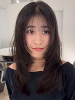 シー 萩原店(sea)&nbsp;ハイライトカラーミルクティーベージュレイヤーカット