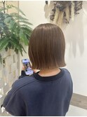 milktea beige × 切りっぱなしBOB *。 20代30代