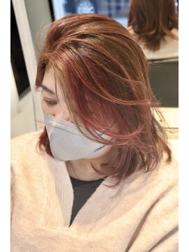 シザーズトリックス ノーブル(scissorstrix Noble) デザインカラー×前髪カラー