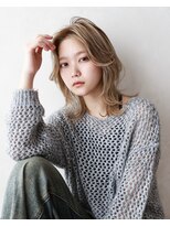 メノン(Menon) 外ハネボブ　ホワイトブロンド