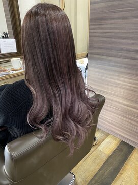 アレッタヘアーサロン(ALETTA HAIR SALON) パープルバレイヤージュ