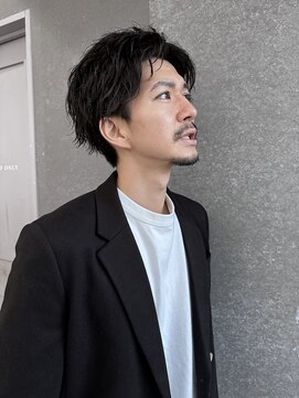 ロンドアベニール 北千住(Lond avenir) スパイキーショートニュアンスパーマスペインカールメンズ北千住