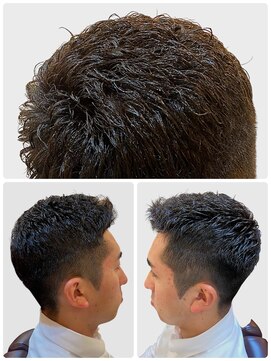 銀座マツナガ 浅草店 ビジカジゆるふわ癖毛風アイロンパーマ