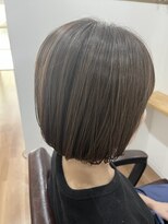 ソエル(soel)&nbsp;透明感のある白髪ぼかしカラー☆