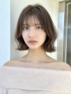 ロンドヴァリー 渋谷店(Lond vallee) 大人くびれボブ×透明感ブラウン