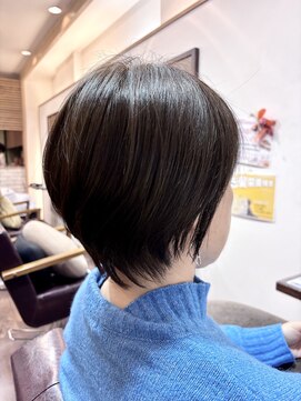 ヘアー グリーン(hair green) 30代40代50代スッキリショートボブ【髪質改善/百合ヶ丘】