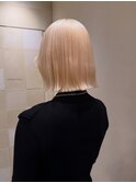 blond hair
