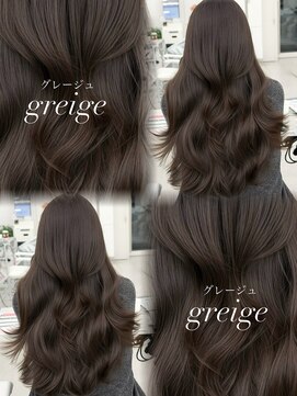 アマトウキョウスマートサロン(AMA TOKYO×Smart Salon) 韓国ヘア 透明感カラー グレージュ