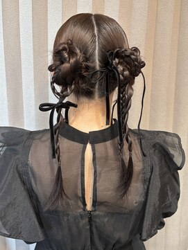 ミラ(Mila) ベロアリボン★タイトツイン