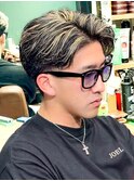 スペインカール/フェザーパーマ/メンズパーマ/テーパーフェード